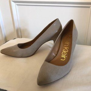 Calvin Klein 3" pointed toe pumps